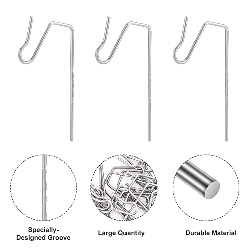 100-Count Metal Gutter Hooks For Outdoor Christmas Lights, Outside Lights Gutter Hangers For Gutter Guards Mesh Leaf Filter Shingles Eaves Fences, Ornament Clips Hooks For Hanging Christmas Lights #TOP4