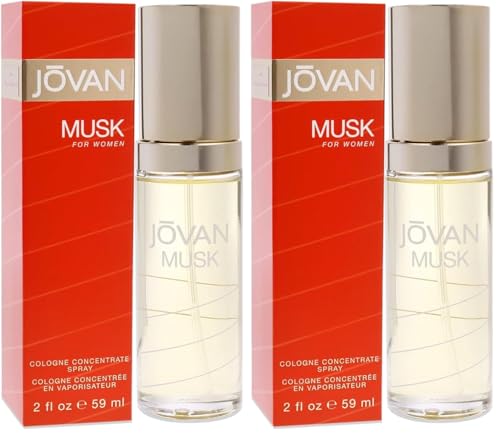 Image of Jovan Musk Cologne Spray for Women, 59 ml (Pack of 2)