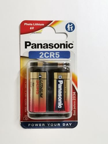 Pila de Litio Panasonic 2CR5 caja de 10 unidades blister de repuesto industrial 2