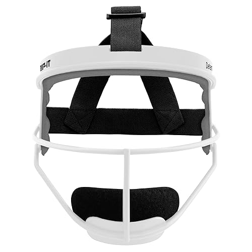 RIP-IT Women's/Girls Defense Softball Fielder's Face Mask | Adult | White