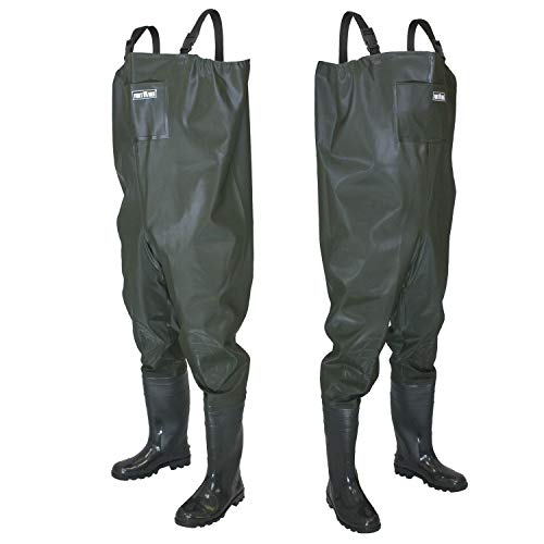 Watstiefel Fortmen Wathose für Herren Angler mit Stiefel in Gr. 38-47