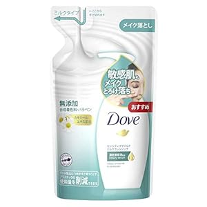 【敏感肌用】Dove ダヴ センシティブマイルド センシティブマイルド ミルククレンジング つめかえ用 180mL 498円（463円）！プライム会員は送料無料！