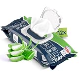 Sensalou Feuchttücher Für Erwachsene XL 960 Stück – Extra Große 23x33 cm Reinigungstücher Mit Aloe Vera & Vitamin E – Sanft, Hautfreundlich, Reißfest & pH-neutral – Ohne Alkohol & Parfüm