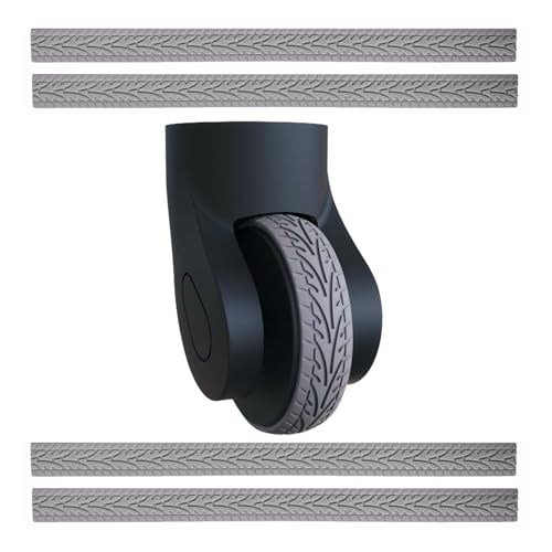 Yerozhui Copriruota in Silicone per Bagagli con Ruote Girevoli - 4 Pezzi, Antiscivolo e Riduzione del Rumore