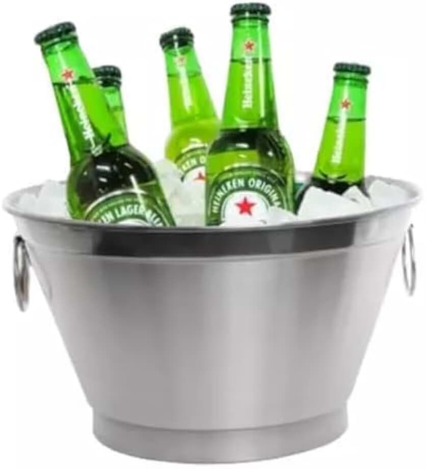 Balde de 9 litros para gelo, cerveja e bebidas