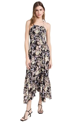 Free People Women's Heat Wave Printed Maxi, Midnight Combo