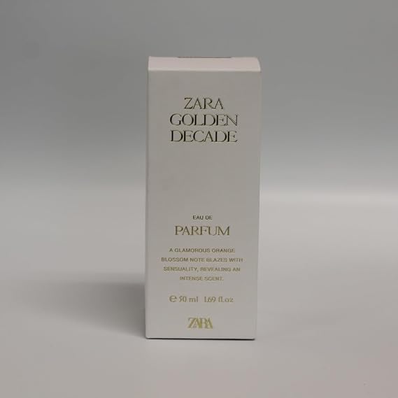 Zara Golden Decade Women Eau de Parfum Hypnotic Scent and Elegant Fragrance with Jasmine Orange Blossom & Lavender 50ml (1.7 fl. oz)