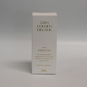 Zara Golden Decade Women Eau de Parfum Hypnotic Scent and Elegant Fragrance with Jasmine Orange Blossom & Lavender 50ml (1.7 fl. oz)