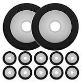 CHICAMPERA Andruckrolle Gummi 12 Stück 8,8X6X6,9X1,5Mm mit Welle für Audio Kassettenrekorder Reparatur und Wartung von Videorekordern