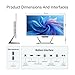 suevery All-in-One PC 21.5 AIO Desktop Computer Core I5, 512G SSD, DDR4 16G RAM, HD Webcam, Wi-Fi6, 1080P Gaming All in One 22