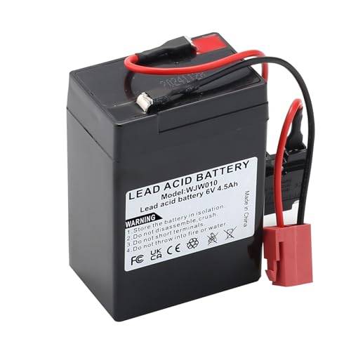 Tnvodejo 6V 4.5Ah Lead Acid Rechargeable Battery, Replacement Battery Compatible with Kids Trax Rideamals Horse Toddler Quad Rollplay Flex Kart Steam Train Dragon Mini Quad PJ Masks Child Ride-On Car by Tnvodejo - Used condition - Image 5