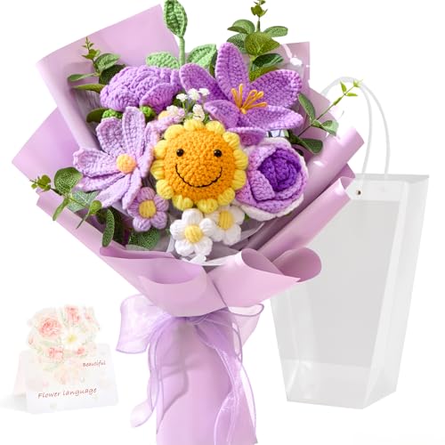 Faylifeway Crochet Flower Bouquet