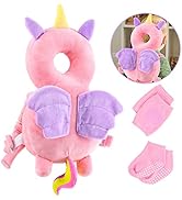Zaino Paraurti Per Bambini Con 3 Paia Di Ginocchiere: Protezione Testa E Schiena Antiurto. Design Simpatico A Forma Di Astronauta Per Gattonatori Sicuri. - 6