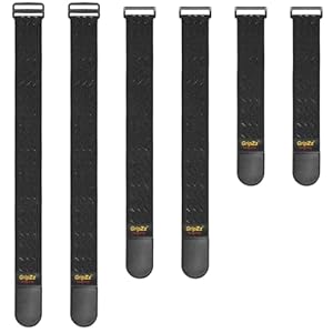 GripZz Gurtbänder mit Klettverschluss, 3 Größen