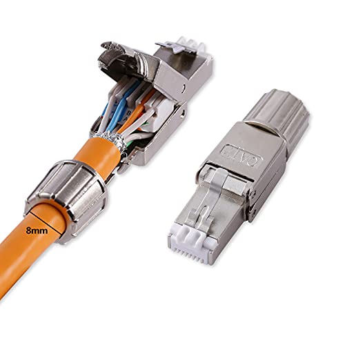 RJ45 Stecker von PETECHTOOL für CAT7 und CAT6A Netzwerke