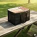 CIVJET Insulated Food Delivery Bag, XXXL Insulated Reusable Grocery Cooler/Hot Bags, Tote Bag for Shopping/Travel/Doordash, Catering Bag Doordash 22x14x13, Black, 1-Pack