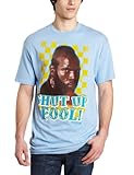 Men's Mr T Shut Up Fool T-Shirt, Light Blue, Medium