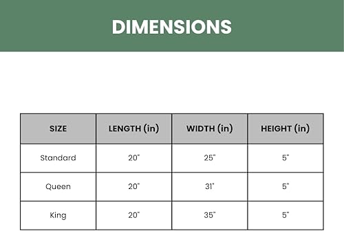 Miniatura 6 de OrganicTextiles - Almohada de lana australiana con funda de algodón orgánico (tamaño estándar) certificado GOTS, altillo ajustable, soporte para