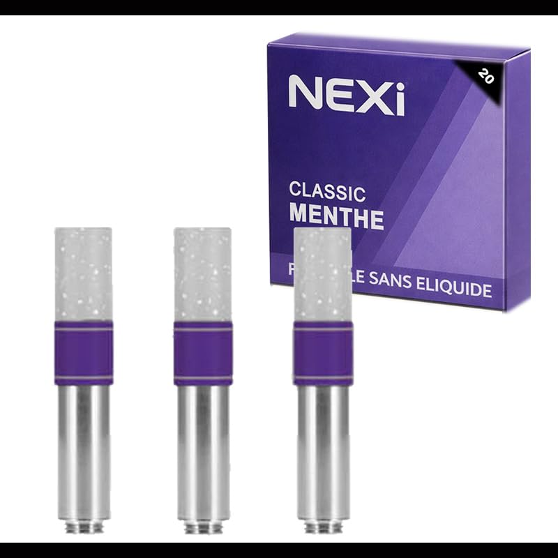 Pack de 3 cartouches pour Nexi One et Nexi Dual | classic menthe | Résistance 20 Ohm
