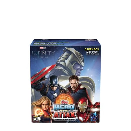 Topps India Marvel Hero Attax 2021 TCG Collection Carry Box, Total 244 Cards