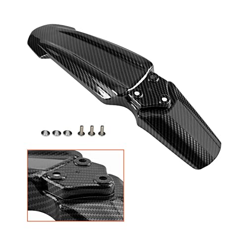 Image of JXMOTO Surron Front-Rear Shock-Rear Fender Set Imitation Carbon Fiber Motorcycle Electric Dirt Bike Off-Road Shock Absorber Mudguard Fender Mud Guard for Light Bee Sur Ron S /X Segway X160 / X260