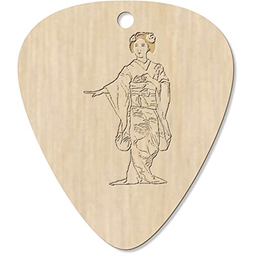 Azeeda 7 x ‘Dansante Geisha’ médiator/pic de Guitare (GP00023387) - Les Beatles, Paul McCartney, John Lennon, RIngo Starr, George Harrison Azeeda 7 x 'Dansante Geisha' médiator/pic de Guitare (GP00023387)