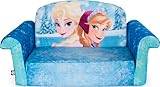Marshmallow Furniture, Children's 2 in 1 Flip Open Foam Sofa, Disney Frozen