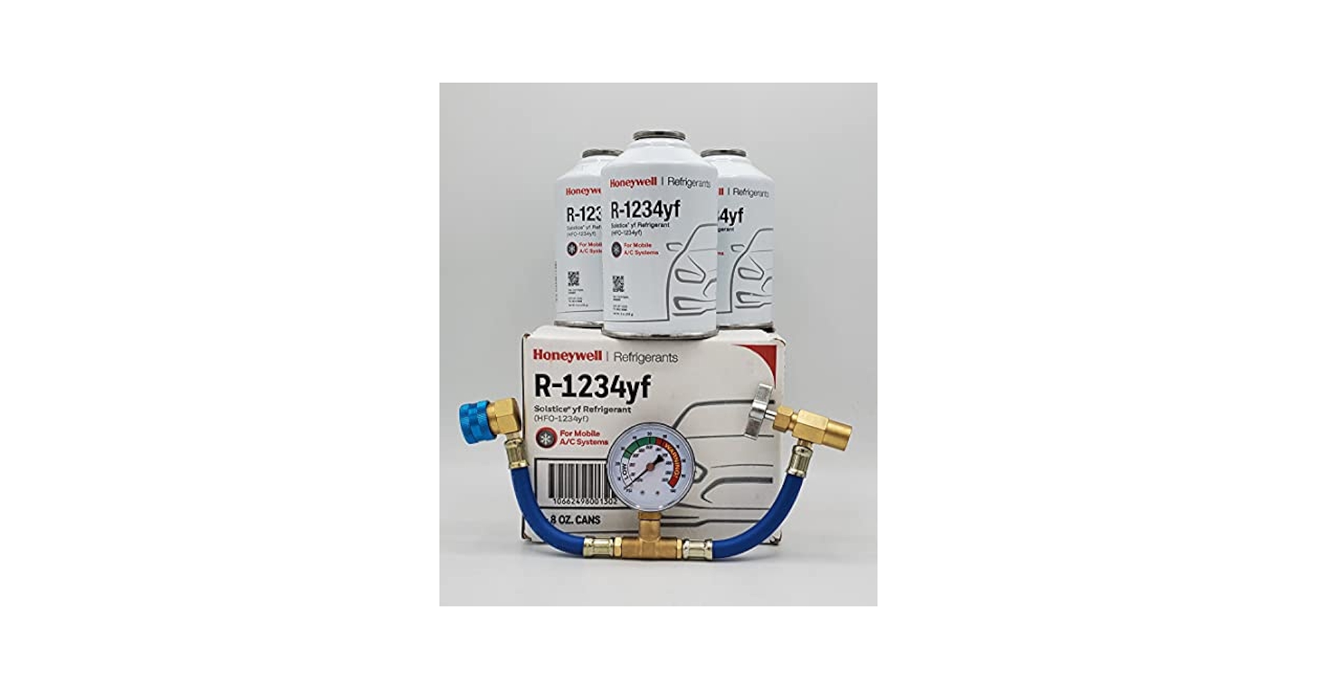 Honeywell HFO-1234yf R-1234yf4本セット Honeywell Genuine 8oz R1234YF - Refrigerants Center, inc