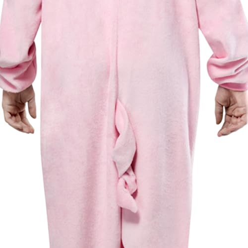 Disfraz infantil unisex Piggy jumpsuit S/M rosado miniatura 6