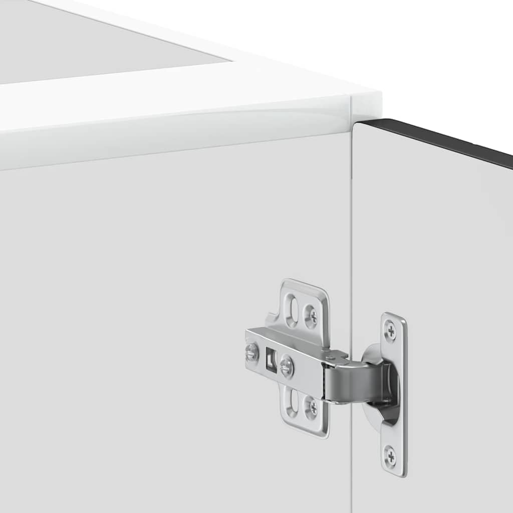 vidaXL Armoire de Cuisine Porto Noir Bois d ingénierie