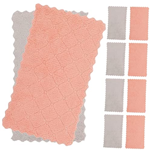 Beaupretty Set Da 10 Stracci Per Cucina Spessi e Colorati, Assorbenti Per Lavare i Piatti, Tessuti Assorbenti Per Pulizia Multiuso, Doppia Faccia, Per Piano Di Lavoro e Stoviglie