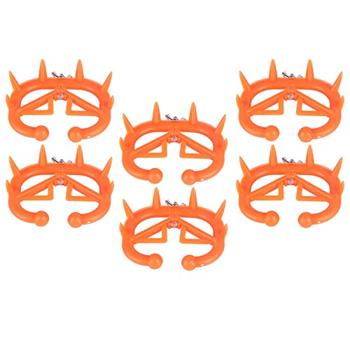 Sunicon Animal Wanner, 6 PCS Equipamento de desmame de plástico para animais de fazenda para bezerro