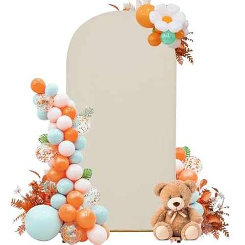 SUKAIKEQA 5FT Wedding Arch Cover — $15.99 (11% off)