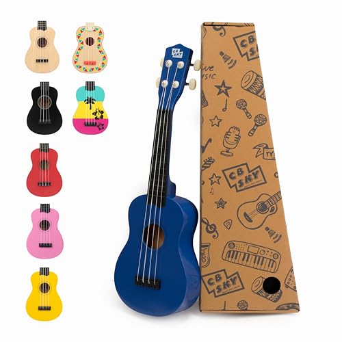 CB SKY 21” Ukulele/Kids Musical Instrument Beginner/Kids Musical Toys (Blue)