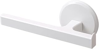 Leokatos Fowecelt Self-Adhesive Towel Holder Bathroom Organizer Wall Shelf Towel Hanger Bathroom Towel Rail Hanger Kitchen Accessories-White
