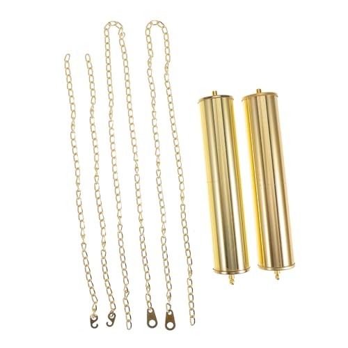 WATIIFUFU 落地?装??属製耐摩耗ペンダントクロックウェイト 高光沢仕上げ床掛け兼用機械式時計用交換パーツ インテリア時計装飾アクセサ