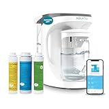 AquaTru Carafe Smart Alkaline | Countertop Water Purifier for PFAS and Other Contaminants with Exclusive 4-Stage Ultra Reverse Osmosis Technology (No Plumbing or Installation Required) | BPA Free