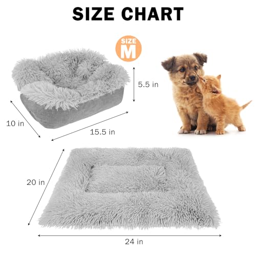 SCENEREAL Self-Warming Cat Bed Mat for Cats Small Dogs, Function 2 in 1 Soft Plush, Washable Pet Mat Autumn Winter Indoor Snooze Sleeping for Kittens Puppy Dog by SCENEREAL - Image 6