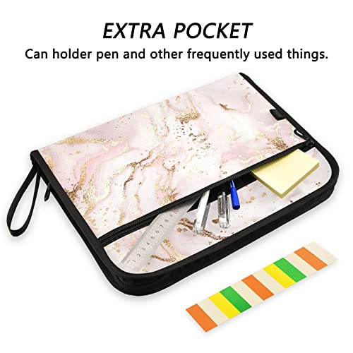 Liquid Marble Expanding File Folder For Documents A4 Letter Size Accordion File Organizer With Tabs 13 Pockets For Office Drawer Filing Cabinet #TOP2