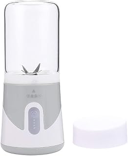 Przenośny blender, osobisty blender smoothies do ładowania USB, mały przenośny blender bezprzewodowy do koktajli i smoothie, wyciszony osobisty blender podróżny kubek sokowirówka pojedyncza porcja, szary