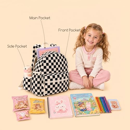 Image of Corduroy Toddler Backpack for Boys & Girls, Kids Backpacks