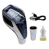 RYANSTAR RACING Touch-Activated LED Illuminated Crystal Automatic Transmission Gear Shift Knob Compatible with Most Cars Without Button-Operated Shifters