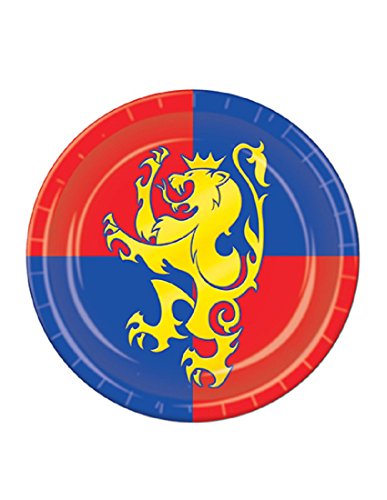 Beistle The Company - PLATES MEDIEVAL 7IN 8PCS - 7"