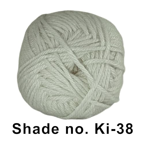 Image of VCR Steel Grey Yarn, 100 Grams Hank, 190 Meters Length, Acrylic Ball for Crochet and Knitting, Soft Crosia Threads, Pack of 1 Yarn, Suitable for DIY Crafts