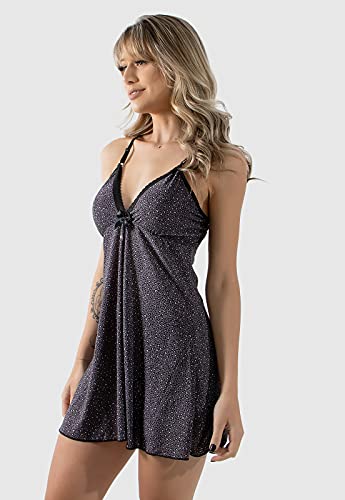 Camisola Estampada Liganete Moda Feminina Linha Noite (P)