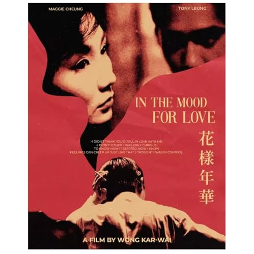 Peinture sur toile In the Mood for Love poster de film rétro 50x70