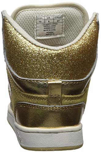 Pastry Glam Pie Glitter Dance Sneakers, Gold, Youth/Size 2 #TOP2