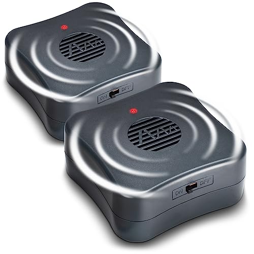 Gardigo® Mäusevertreiber Mobil - 2er Set | Ultraschall Mäuseabwehr gegen...