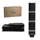 GoTreads Regular Traction Boards - Pair of Foldable, Compact Traction Mats for Camping, Off-Roading, and Vehicle Leveling - Black