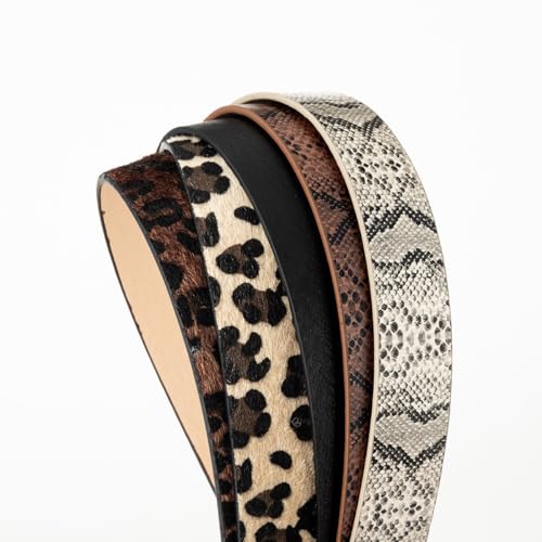 Pooyikoi Women's Belts Leopard Belts for Women Grunge Belt Women Fashion Accessories Snake Belt Y2k Emo Punk Accessories4